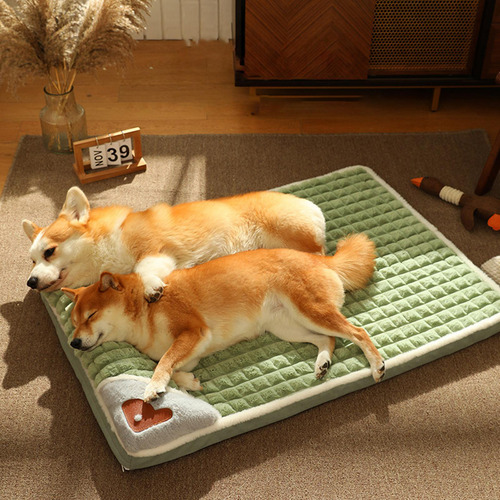 Cómoda Cama Para Mascotas, Alfombrilla Para L Verde L