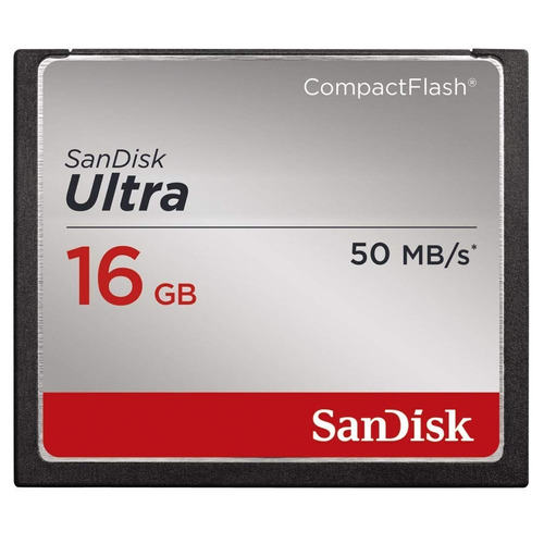 Memoria Compact Flash Sandisk Ultra 16gb 50mb/s Udma