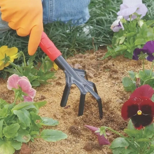Imagem 7 de 9 de Ferramentas Jardim Horta Kit Jardinagem 3 Peças Trapp