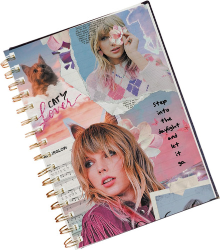 Cuaderno Taylor Swift Basico Cuadriculado 21x15 Cm 100 Hojas