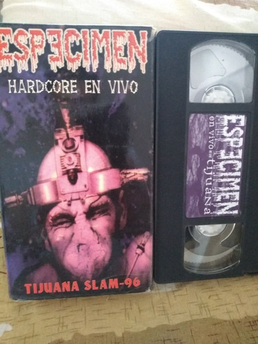 Vhs Espécimen Hardcore En Vivo