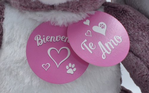Imagen 6 de 8 de Peluche Oso Osito Sentado 30 Cm Con Tarjeta Bebe Zoo Bags