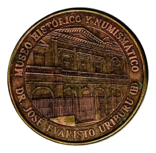 Medalla Banco Central Museo Numismatico Uriburu -c/cert.