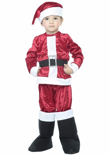 Imagen 1 de 2 de Disfraz De Santa Claus Para Niño Disfraz Navideño 