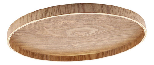Bandeja De Madera Para Servir Té, Frutas Y Caramelos, 33 Cm