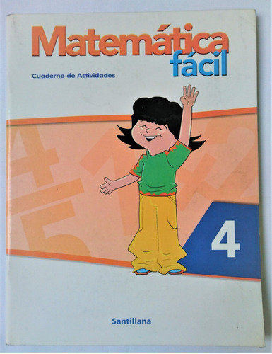 Libro De Actividades Matemática Fácil 4 Santillana