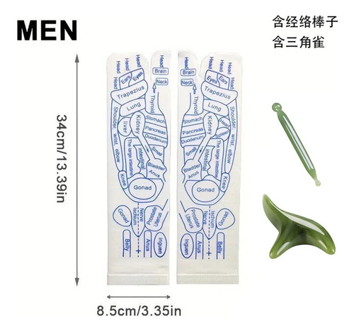Set De Calcetines Acupressure Reology Con Herramienta De Mas