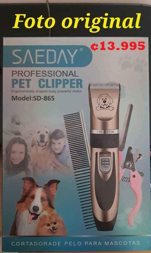 Kit Cortadora De Pelo Para Mascota Saeday Pet Clipper
