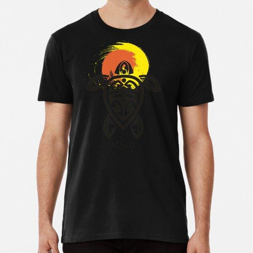 Remera Tortuga Tribal, Sol De Maui Algodon Premium