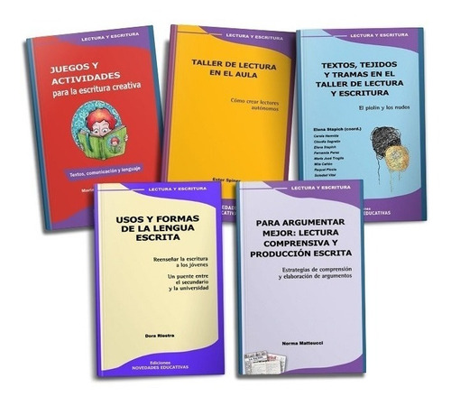 Combo Lengua Pedagogía Didáctica 5 Libros 1 Revista (ne)