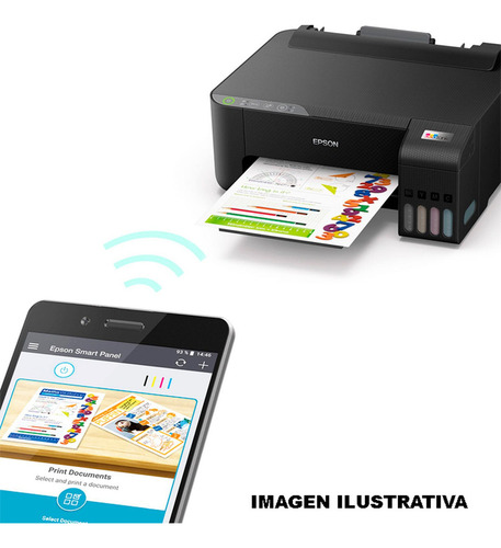 Impresora Epson L1250 Ecotank Tinta Continua 5 Tintas T544 Negro