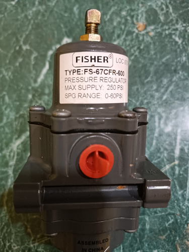 Regulador De Presion Fisher Fs - 67cfr - 600 0-60 Psig