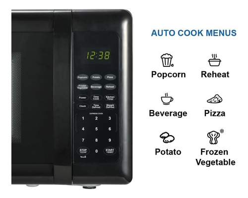 Compensador Compacto De Micro-ondas Emerson Mw7302b Com 10