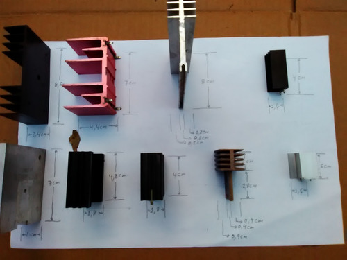 Disipadores De Calor De Aluminio Para Transistores (Usado)