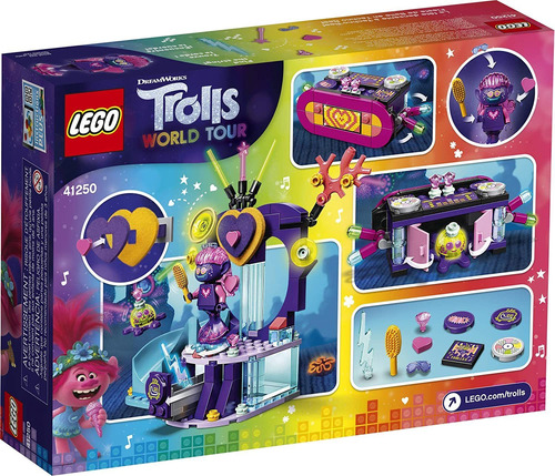 Lego Trolls Techno Dance Party De Coral World Tour 41250 Kit