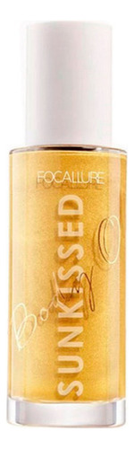 Iluminador Body Glow Focallure Sunkissed - 2 Solar Flare Tom Da Maquiagem Dourado