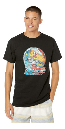 Quiksilver Freedom Flyer Polera Para Hombre, Negro, Small 