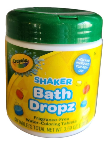 Bath Dropz - Crayola - 60 Tabletas De Color Para Bañera