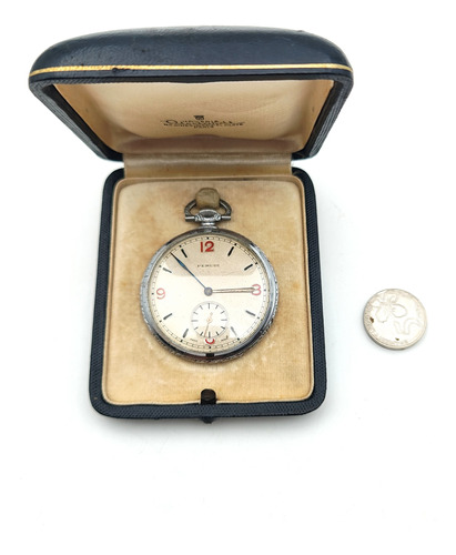 Reloj Bolsillo Antiguo Perudi Swiss Made (funciona)
