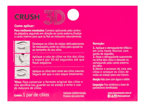 Imagem 4 de 7 de 3d Collection Crush 156 I-envy - Cílios Postiços Kiss Ny