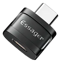 Comprar Adaptador Otg Usb Tipo C Macho A Micro Usb Hembra Essager
