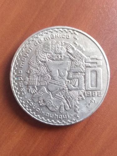 Moneda De 50 Pesos 1982 