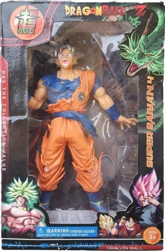 Boneco Goku Ultra Instinto Cabelo Cinza Prateado Colecionavel Super Sayajin  Dragon Ball Super