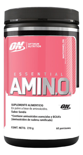 Aminoacidos Bcaa Amino Energy Optimum Nutrition 30 Serv 270g Sabor Sandía