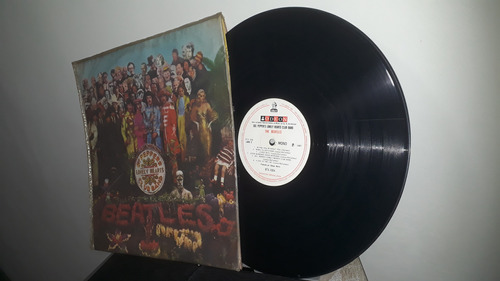 Lp The Beatles Sgt. Peppers Mono 1° Edição Brasil 67 Riscado
