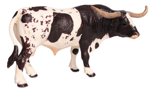 Bien Figuras Plásticas De Animales De Ganado Texas Longhorn
