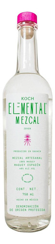 Pack De 2 Mezcal Koch Elemental Joven 750 Ml