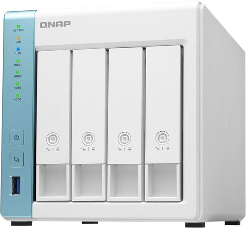 Nas Storage Qnap Ts-431k 4 Bahias Cloud Con Dlna Raid Giga