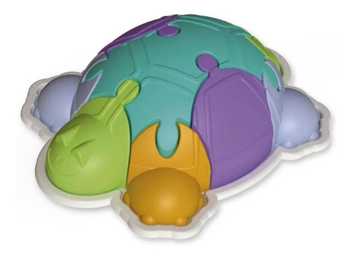 Quebra Cabeça Didático Tartaruga Brinquedo Educativo - Usual