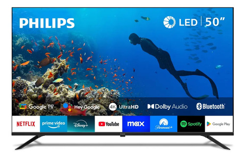 Led Philips 50 Uhd 50pud7019 Google Tv