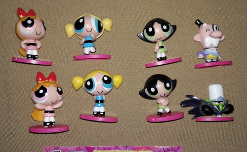 Chicas Superpoderosas 8 Figuras Huevo De Chocolate Grezon (Usado)