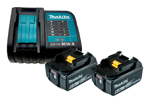 Chave De Impacto 1/2 18v Dtw1002 Makita 2 Bat 6a + Jg Soq