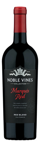 Vino Red Blend de Syrah, Cabernet Sauvignon y Merlot Marquis Red Red Blend Collection 2019 bodega Noble Vines 750 ml