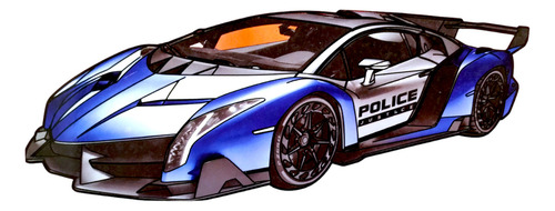 Robot Vehiculo Transformable Color Patrolla Negra