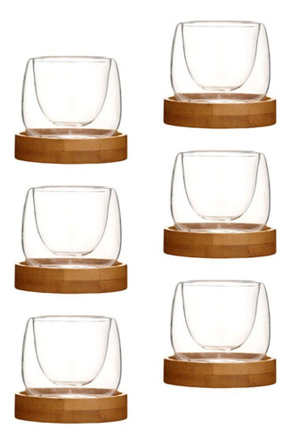 Tazas De Espresso Vasos Taza De Vidrio Tazas De Doble Pared