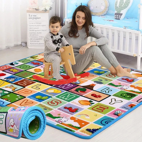 Pack 2 Alfombras Lavable Infantil Niños Bebe Antigolpes 