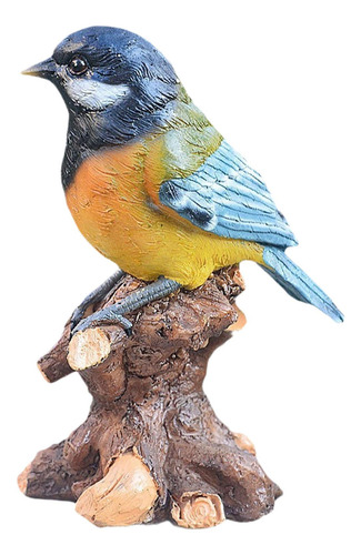 Figuras De Pájaros Escultura De Jardín Mini En La Rama