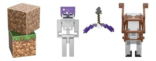 Boneco Minecraft Batalha Do Cavaleiro Esqueleto (6+) Mattel