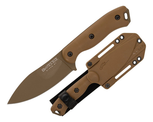 Faca Ka-bar Bk19 Nessmuk Tan Handle 1095 Cro-van