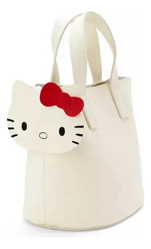 Bolso Tipo Cubo Hello Kitty Tote Para Mujer, Portátil