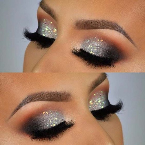 Imagen 4 de 5 de Paleta Glitter Sombras Escarcha - g a $182
