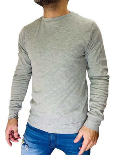 Sweater Morley Slim Fit Hombre Elastizado Algodón Premium