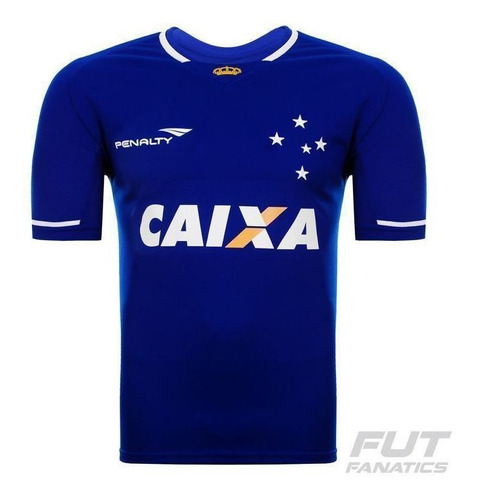 Camisa Penalty Cruzeiro I 2015 Caixa - Futfanatics