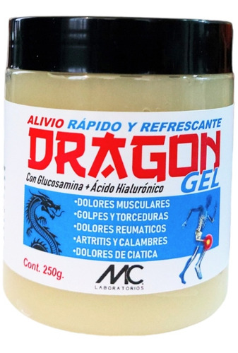 Gel Dragon Dolor Muscular Y Articulaciones Envio Gratis