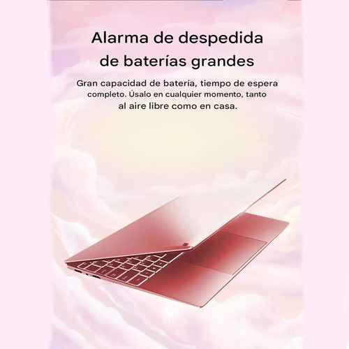Laptop 14.1 N4000 Celeron 8gb+256ssd Más Barato Office Regal Rosa