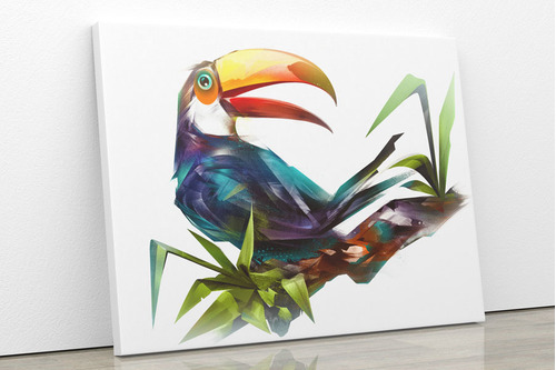 Cuadro En Lienzo Tayrona Store Tucan 07 75x60cm